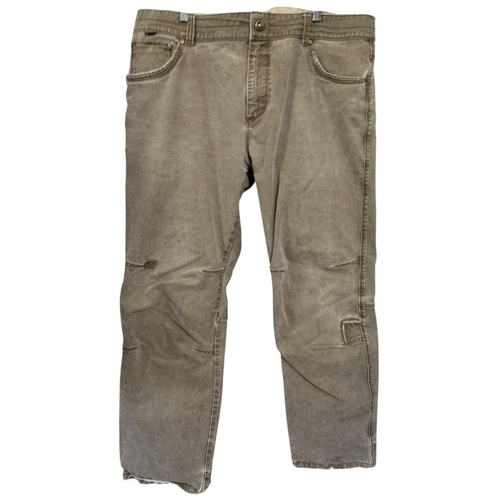 Kuhl Ryder Pants Men's 38x31 Brown Vintage Patina Dye Hiking Utility Workwear